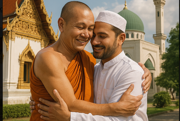 Umat Islam dan Budha di Thailand Hidup Bersama Penuh Kebaikan dan Pengertian